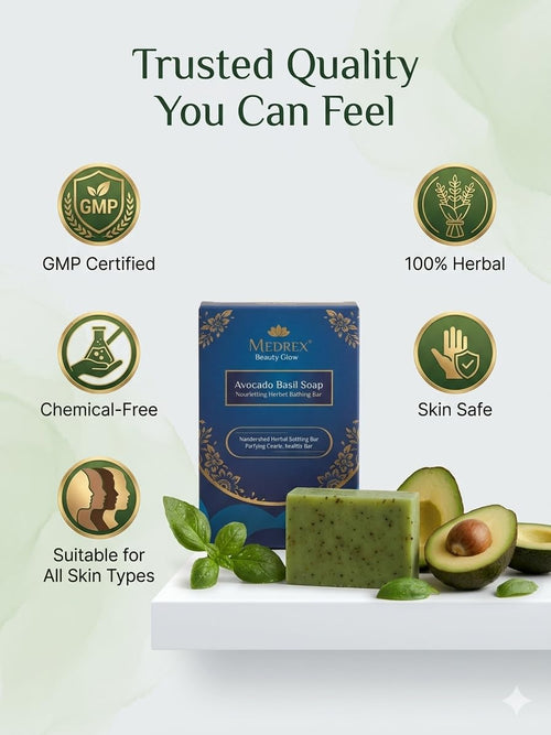 Medrex Beauty Glow Avocado Soap – Deep Moisturizing & Skin Nourishment