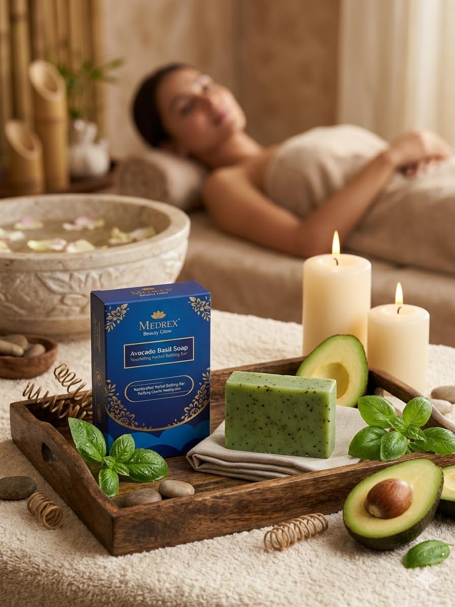 Medrex Beauty Glow Avocado Soap – Deep Moisturizing & Skin Nourishment