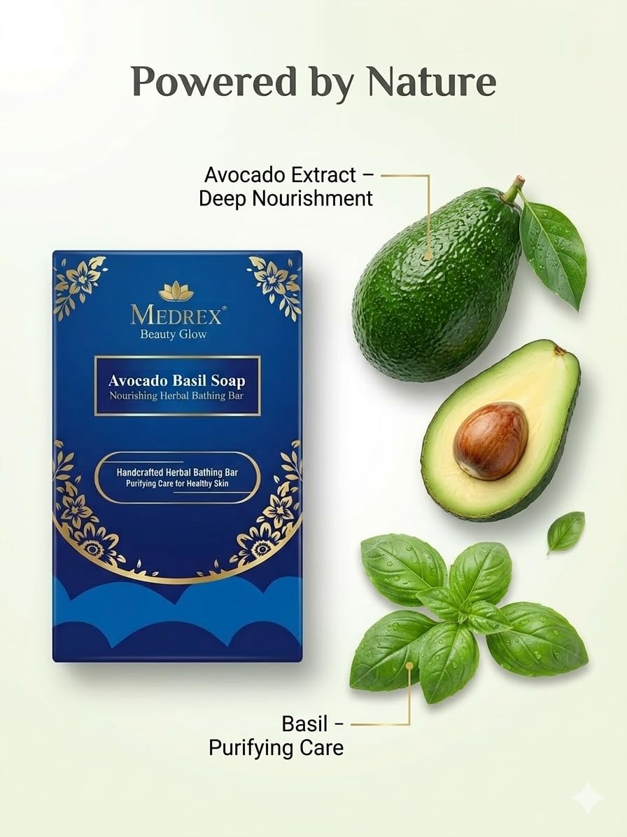 Medrex Beauty Glow Avocado Soap – Deep Moisturizing & Skin Nourishment