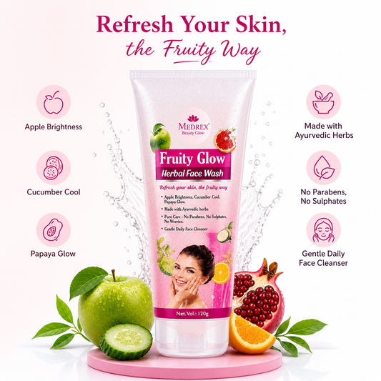 Medrex Glow Radiance Face Wash – Deep Cleansing & Brightening Formula